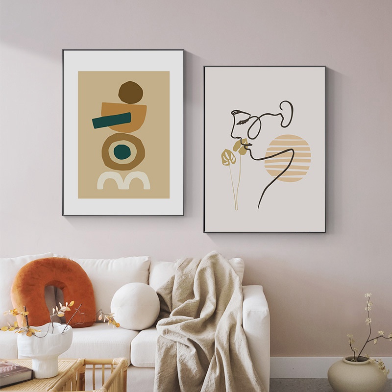 Tranh vải bạt treo tường trang trí nội thất bắt mắt