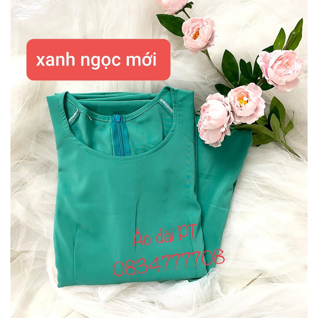 [SALE] Áo Dài Đẹp - Áo Dài Truyền Thống Lụa - Ảnh Thật Shop Chụp