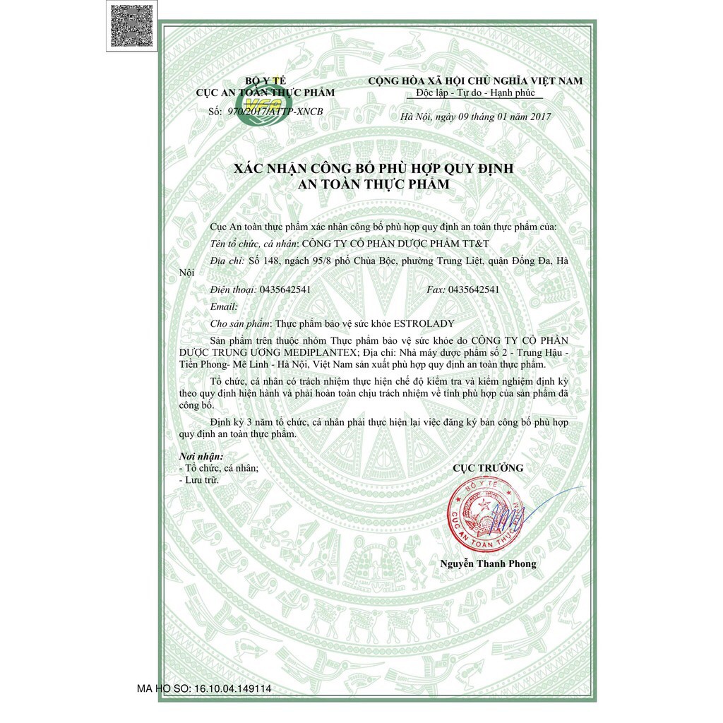 ESTROLADY viên uống cân bằng nội tiết, gìn giữ nét xuân