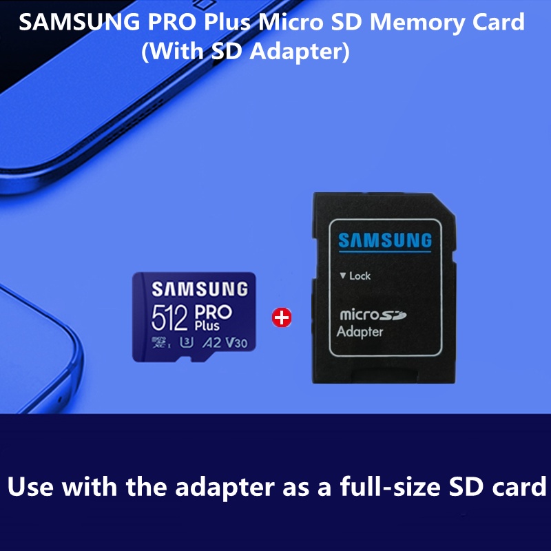Thẻ nhớ micro sd 1024gb 512gb 256gb 32gb 128gb 64gb 16gb 160mb u3 tf samsung pro kèm phụ kiện