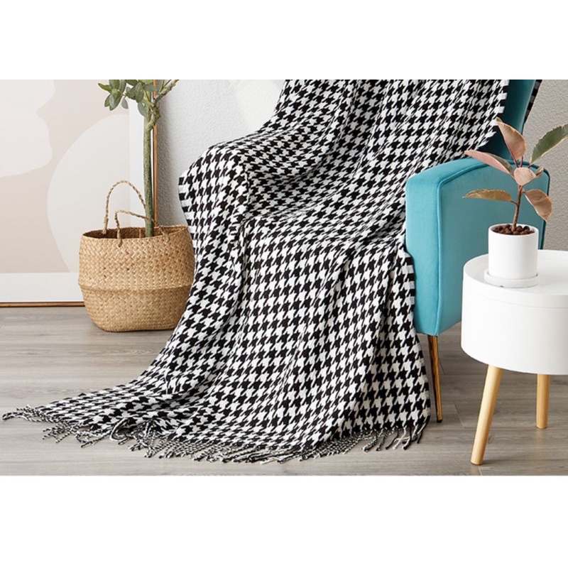 THẢM LEN ZICZAC TRANG TRÍ SOFA/ THẢM TRANG TRÍ