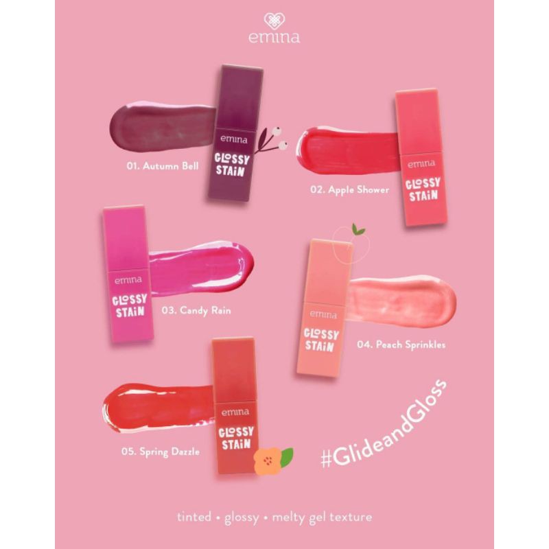 (hàng Mới Về) Son Môi Emina Màu Bóng Bpom | BigBuy360 - bigbuy360.vn