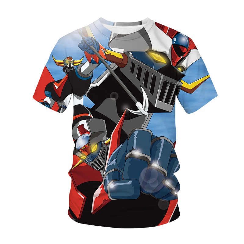 Áo Thun In Hình Rô Bốt Mazinger Z Cá Tính