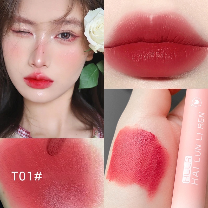 [Hàng mới về] Son kem lì Hllr lên màu đẹp và làm trắng môi tiện dụng | BigBuy360 - bigbuy360.vn