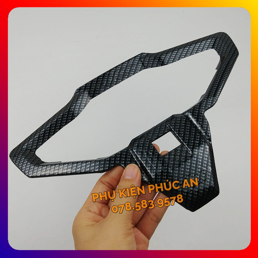 Viền mặt đồng hồ xe AB 2020 2021 2022 2023 airblade 125 150 160 air blade 125cc 150cc 160cc xi inox carbon ốp trang trí