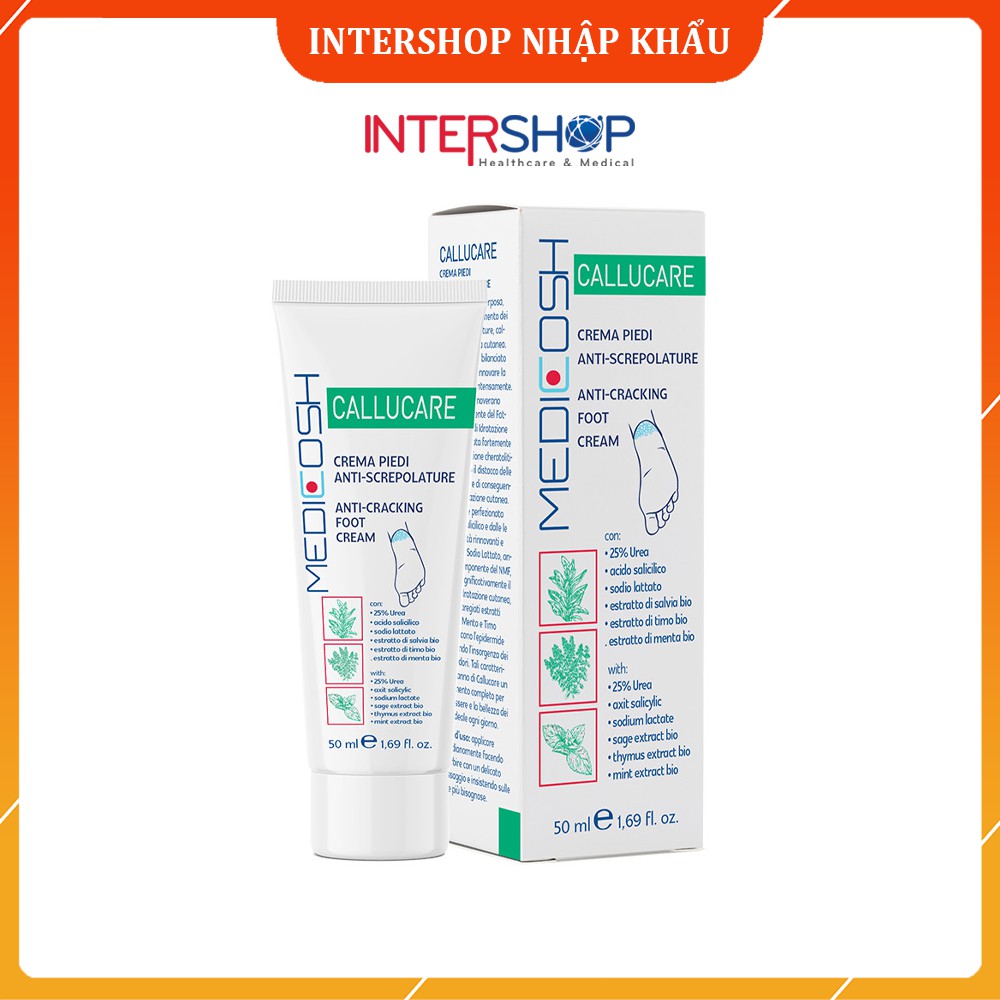 Kem Bôi Nứt Gót Chân Medicosh Callucare 50ml