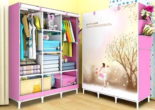 Tủ vải 3D 3 buồng 8 ngăn