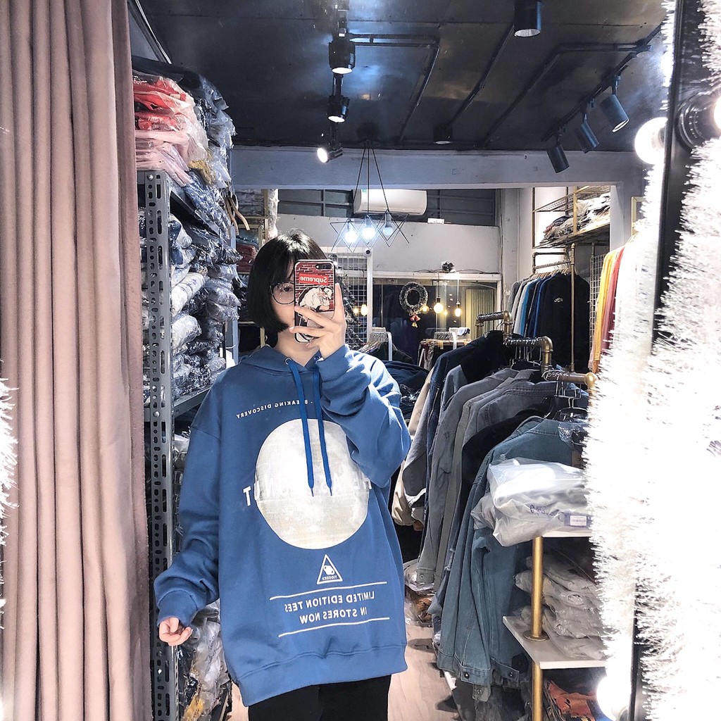 Áo hoodie địa cầu - ẢNH THẬT