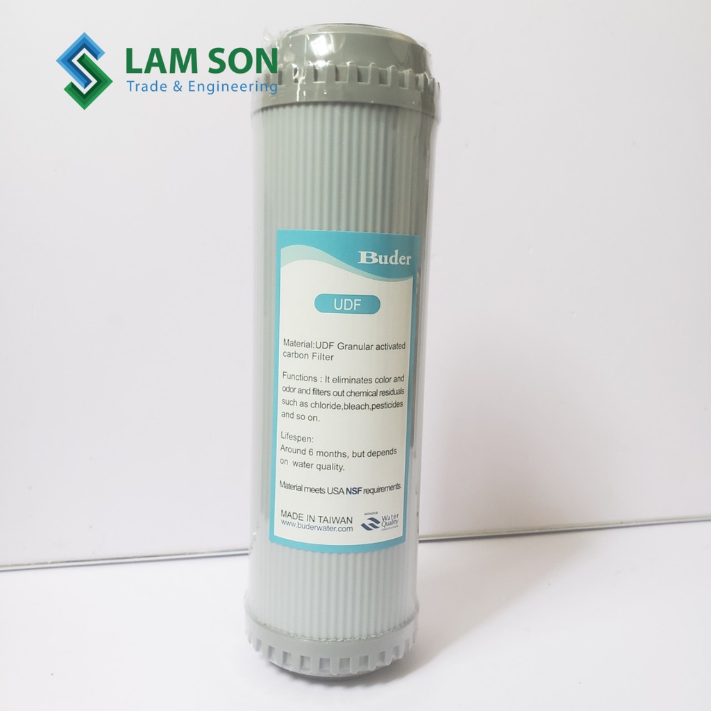 Bộ lõi lọc Buder 123 TAIWAN CHO MÁY RO VÀ MÁY ION KIỀM