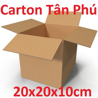 30 hộp giấy 20x20x10 - hộp carton 3 lớp siêu rẻ
