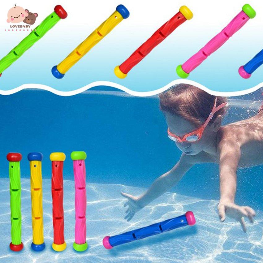 [HOT]5 pcs Multicolor Diving Stick Toy Underwater Swimming Diving Training Sticks