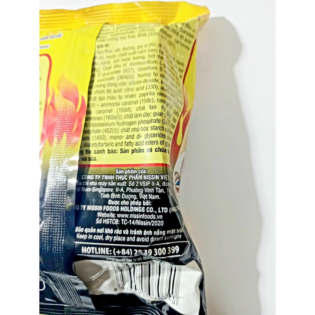 combo 5 gói mì cay Nissin mì xào cay/phô mai/ súp (68_72gr/gói)4 vị | BigBuy360 - bigbuy360.vn