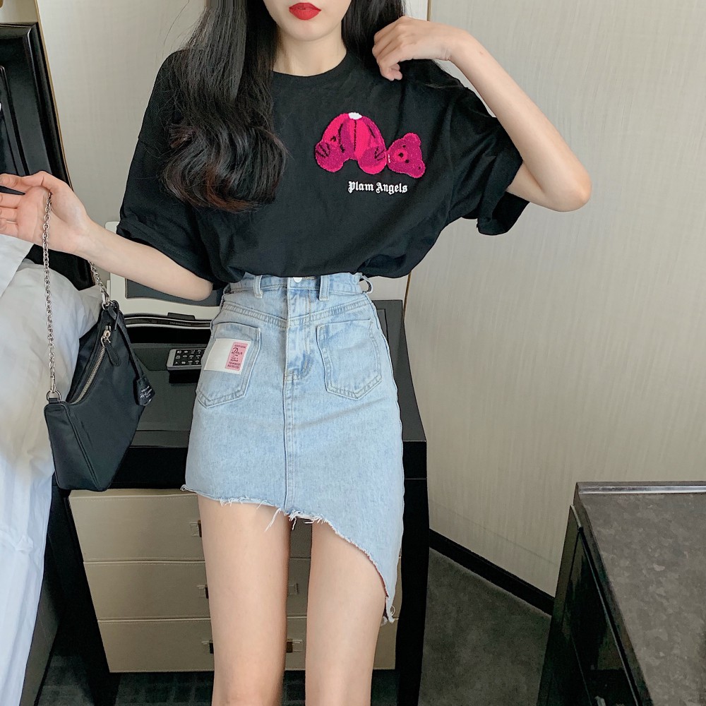 JANE'S Chân váy jean vạt chéo túi mini Hồng Hàn Quốc J0168  quyến rũ năng động kèm ảnh thật cuối | BigBuy360 - bigbuy360.vn