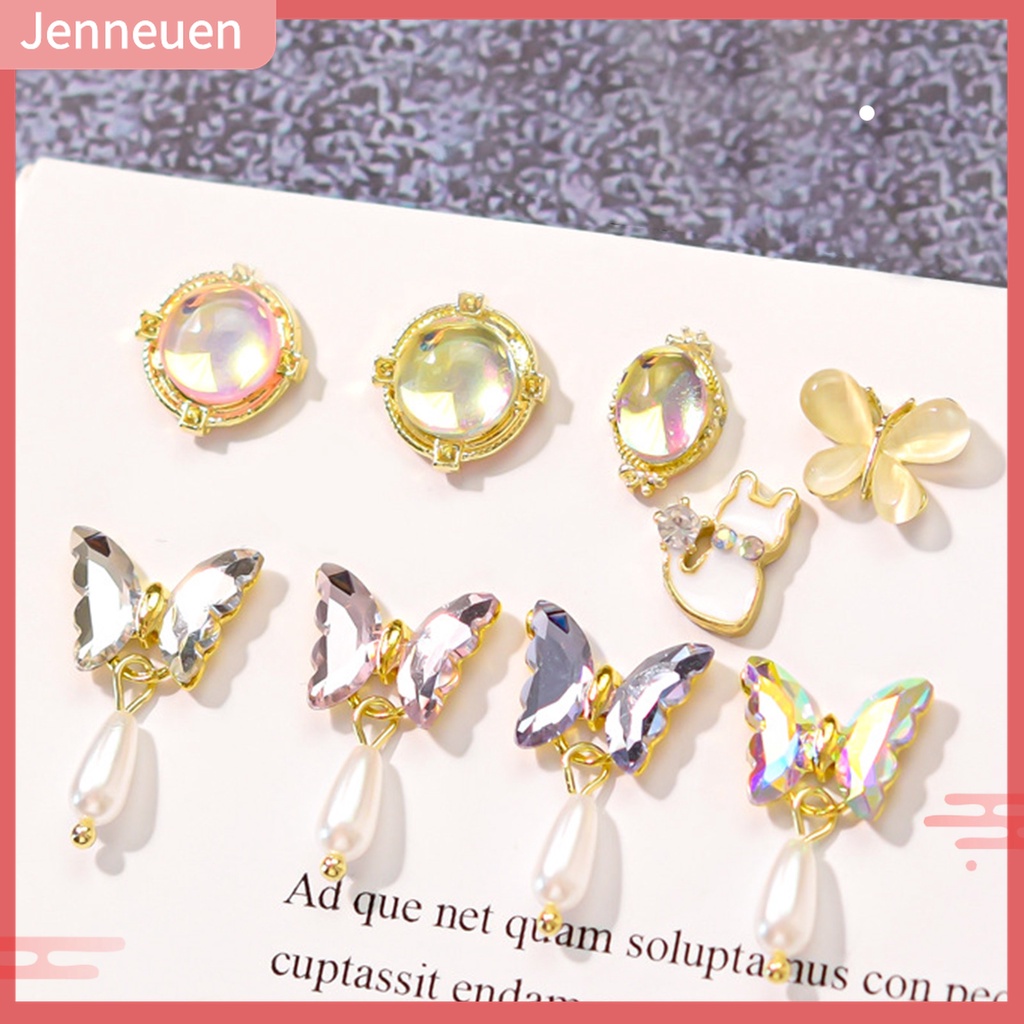 Hạt Đá Hình Bướm Siêu Nhẹ Dùng Trang Trí Móng Tay DIY