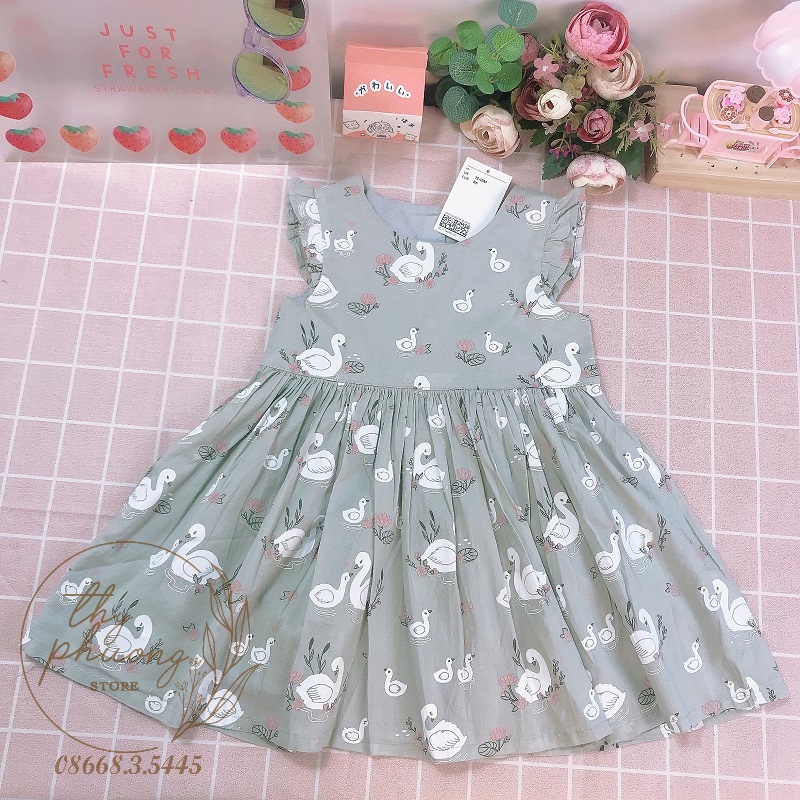 Váy HM Bé Gái Cánh Tiên Săn Sale - ĐỦ SIZE VÀ MÀU