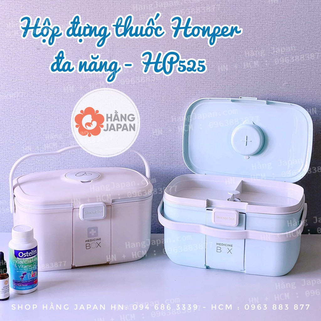 Hộp đựng thuốc HONPER - HP525 đa năng hàng chính hãng