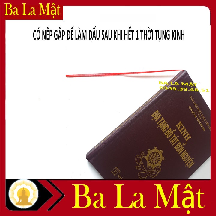 Sách - Kinh Địa Tạng Bồ Tát Bổn Nguyện Trọn Bộ Bìa Da