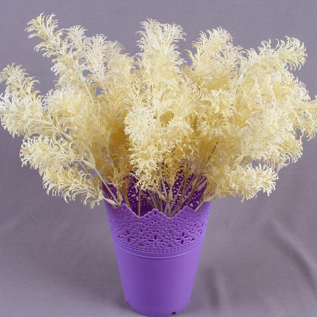 JARRED 1 Nhánh Hoa Lá Thông Nhân Tạo Nhiều Màu Sắc Tùy Chọn Trang Trí Nhà Cửa