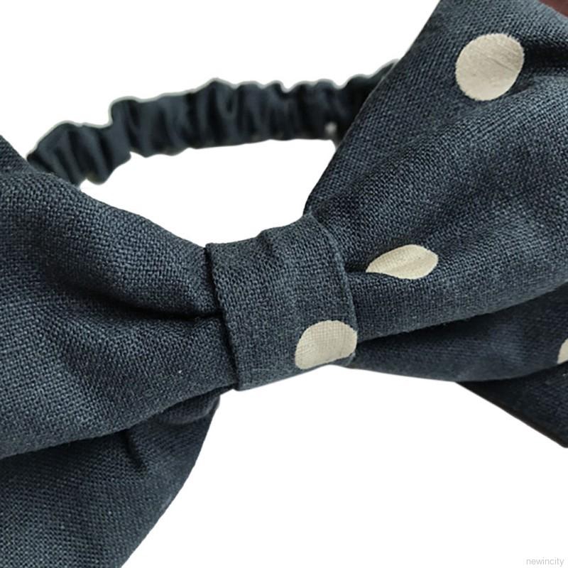 Băng đô nơ chấm bi đáng yêu cho bé