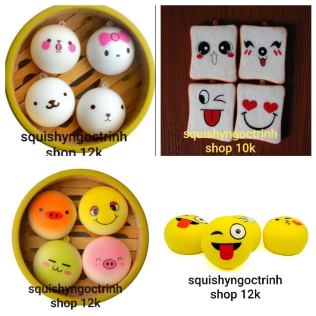 Squishy mini giá rẻ 5 đến 7cm