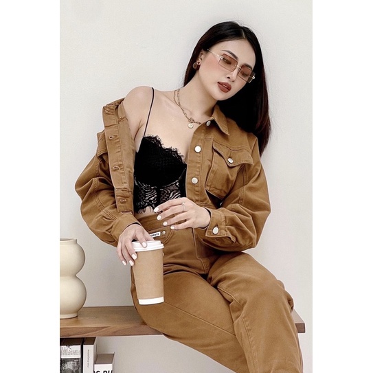 Áo khoác kaki jeans QC