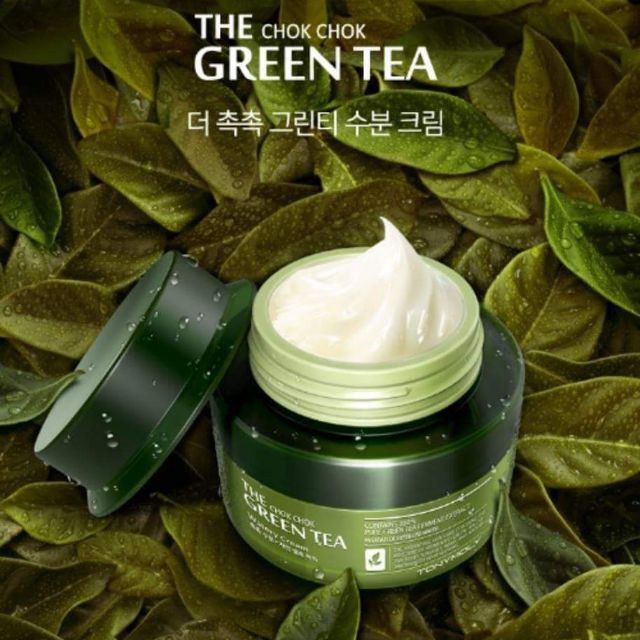 Kem dưỡng cung cấp ẩm, làm dịu da The Chok Chok Tonymoly Green Tea Watery Cream 60ml (date t11/2021)