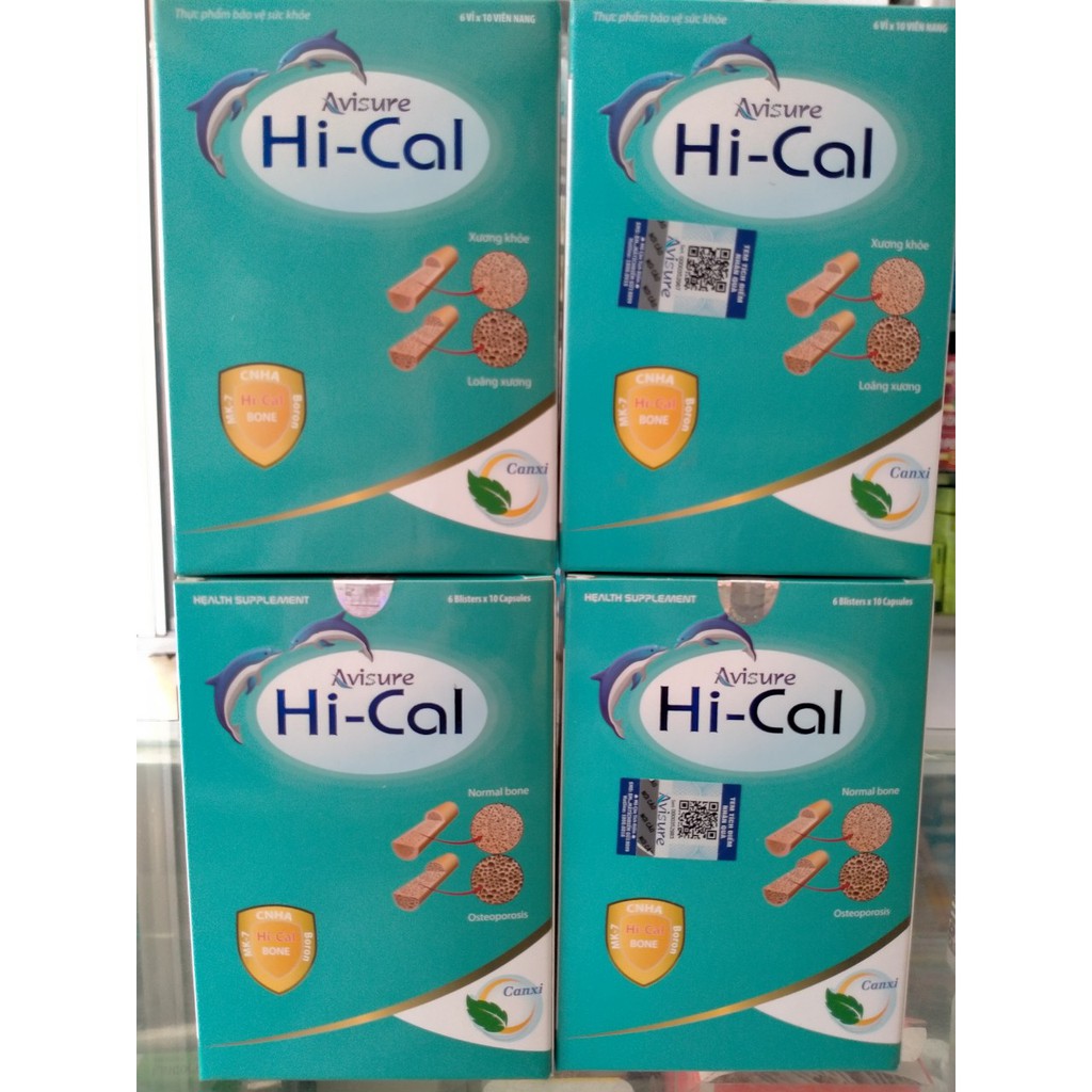 Canxi nano tự nhiên Avisure Hical cho bà bầu hộp 60 viên | Thế Giới Skin Care