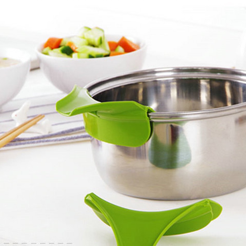 Phễu nhựa silicone chống thấm dụng cụ nhà bếp màu sắc chọn ngẫu nhiên