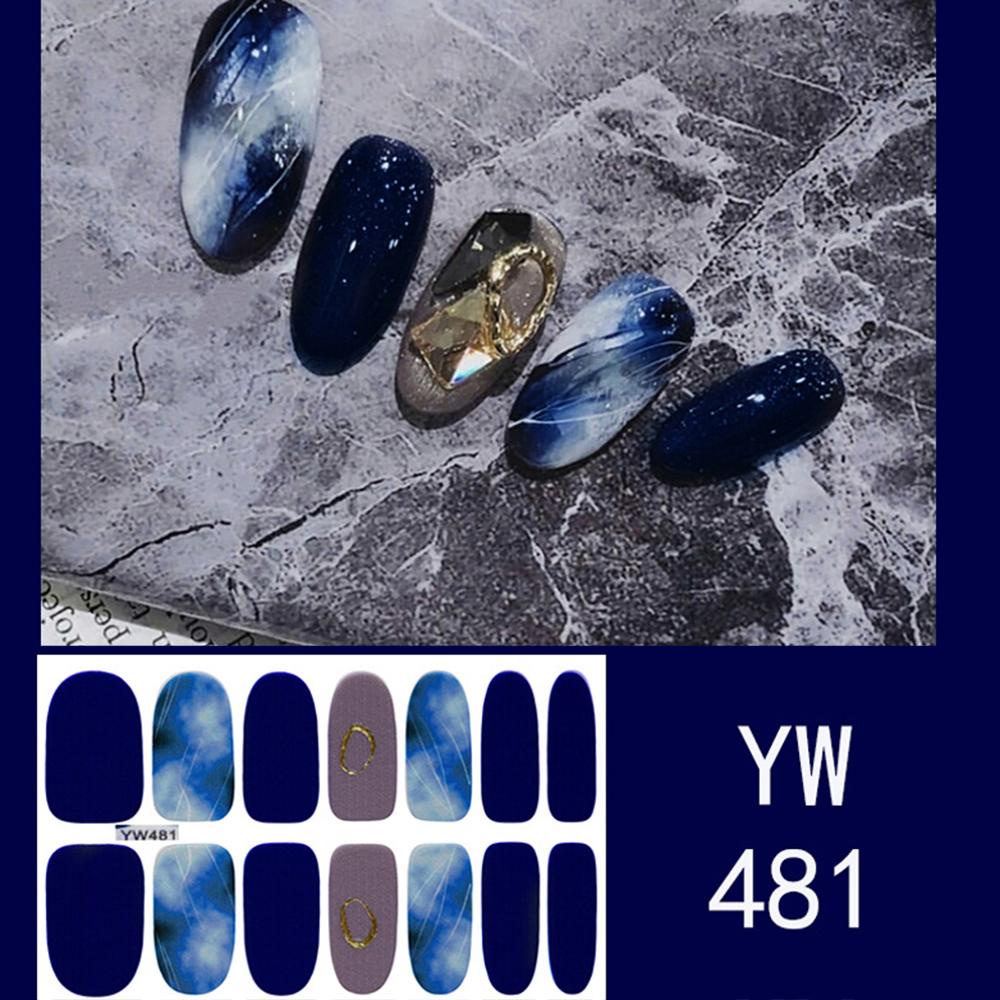 1 Tờ Đề Can Dán Móng Tay DIY Xinh Xắn Tiện Dụng