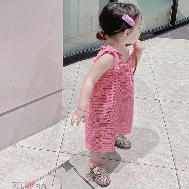 Váy ren dây buộc xinh xắn bé gái