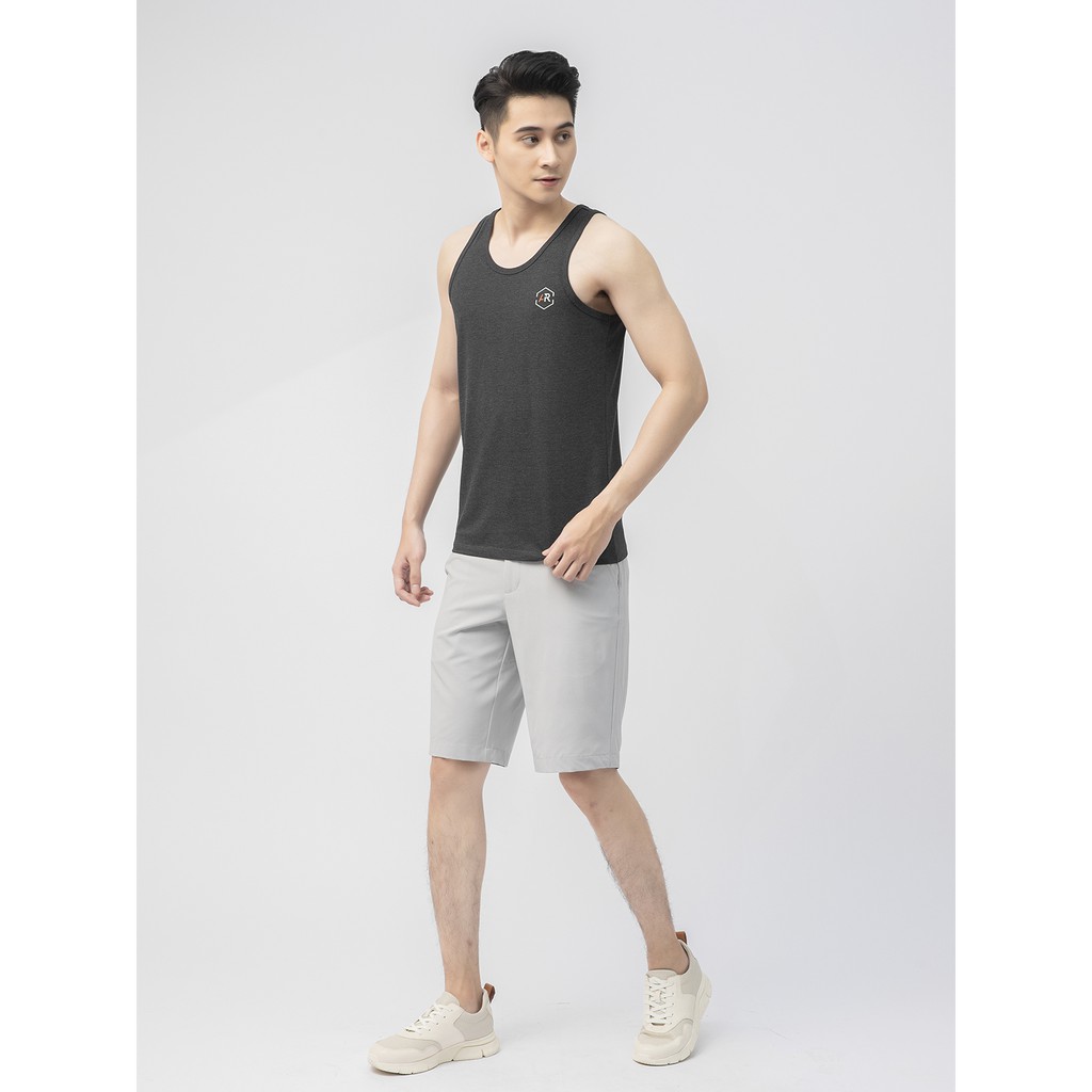 Áo tank top basic ARISTINO chất liệu cotton mềm nhẹ , thấm hút mồ hôi -  ATT011S1