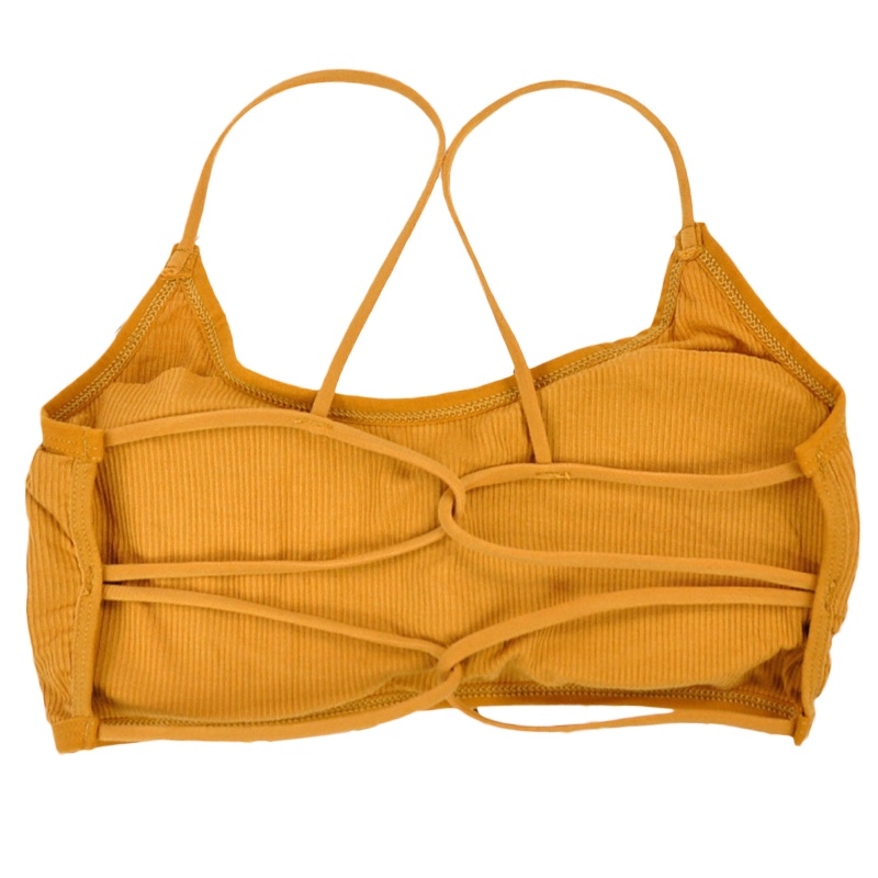 Áo Lót Croptop Dây Chéo Lưng Gợi Cảm Cho Nữ