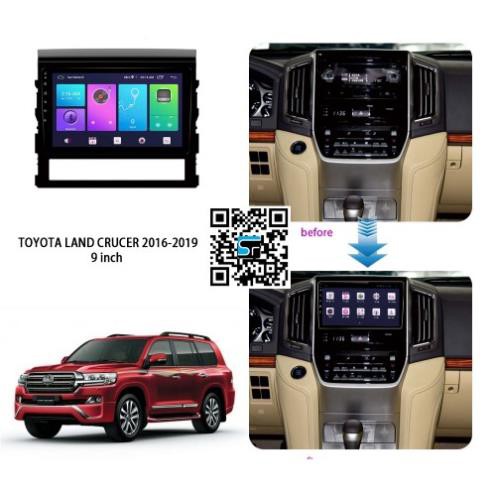 Mặt dưỡng Land Cruiser 2016 - 2021, 9 inch CÓ JACK NGUỒN ZIN