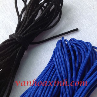 Đoạn 4m dây dù paracord không lõi size 1.4mm mềm R10B