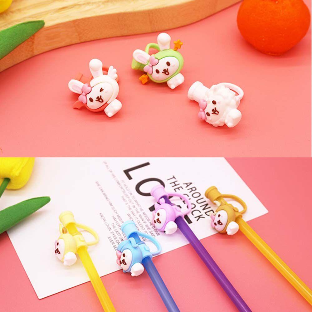 KUNHEV Nắp Đậy Ống Hút Bằng Silicone Chống Bụi Có Thể Tái Sử Dụng