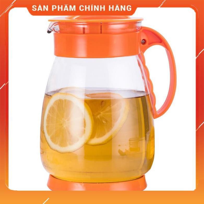 CHÍNH HÃNG -  Ấm pha trà thuỷ tinh 1500ml,bình pha trà thủy tinh ,bình ủ trà cao cấp,bình đựng nước 1500ml