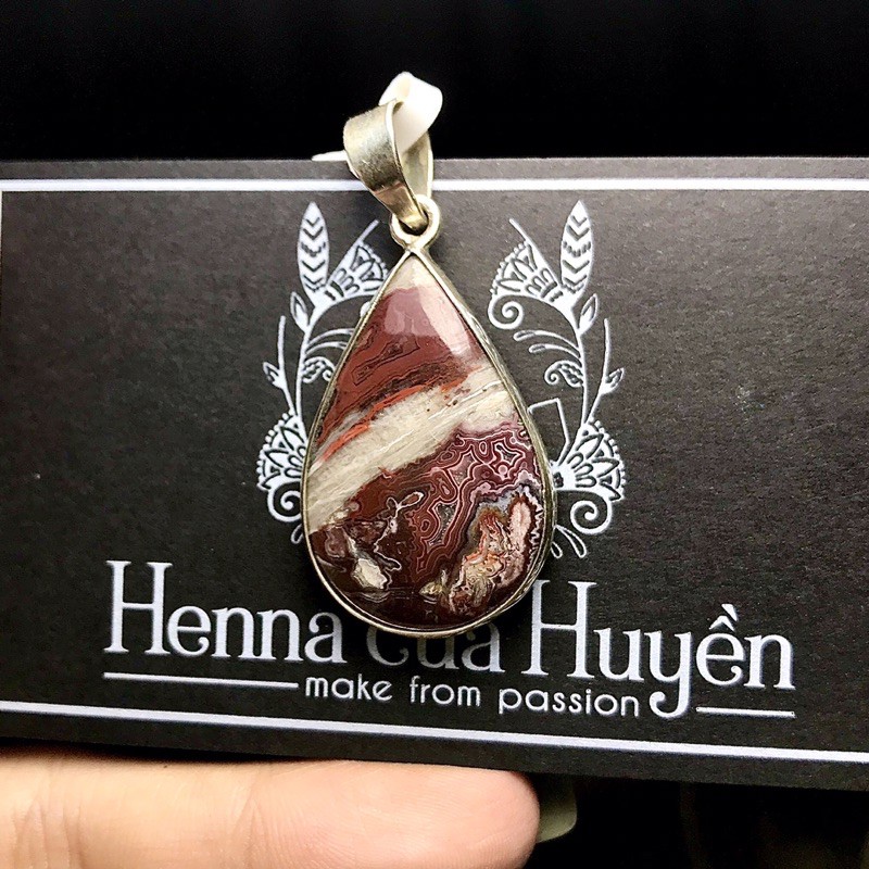 mặt dây chuyền đá thiên nhiên Bạc 925