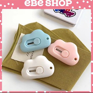Dao Rọc Giấy Mini Hình Đám Mây Văn Phòng Phẩm Màu Sắc Tươi Sáng 🍓 Ebe shop 🍓