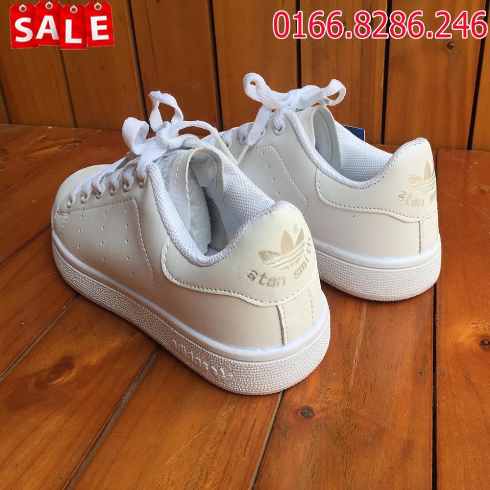 [Chính Hãng] [KÈM VIDEO ẢNH THẬT] Giày Adidas Stan Smith Gót Trắng Giá Rẻ . 2020 new . 2020 ️🥇 . NEW : ' new * L ⁹ ' ₛ -