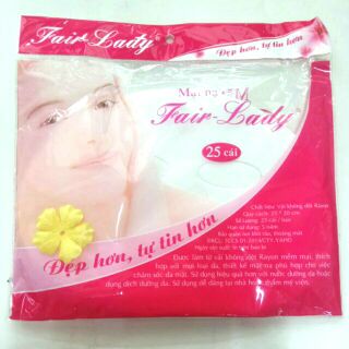 Mặt nạ vải không dệt 1bịch 25 cái  ( Việt Nam ) .