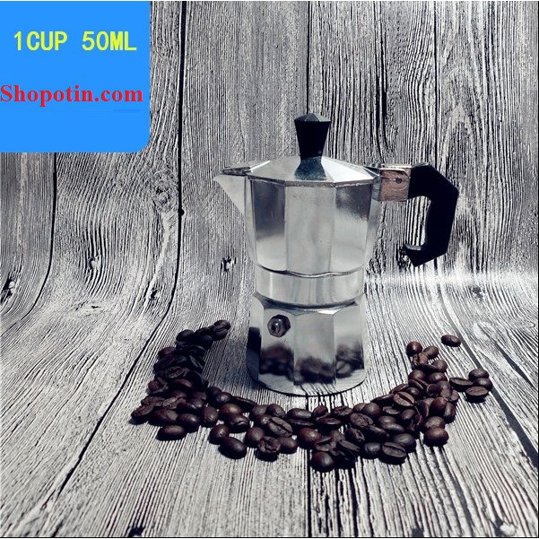 COMBO BÌNH PHA CAFE ĐIỆN KIỂU Ý 150 ml 3 tách kèm bếp điện tiện dụng