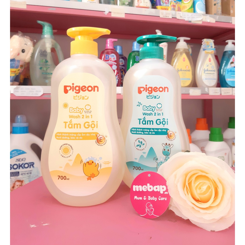 TẮM GỘI PIGEON 700ml DÀNH CHO DA NHẠY CẢM