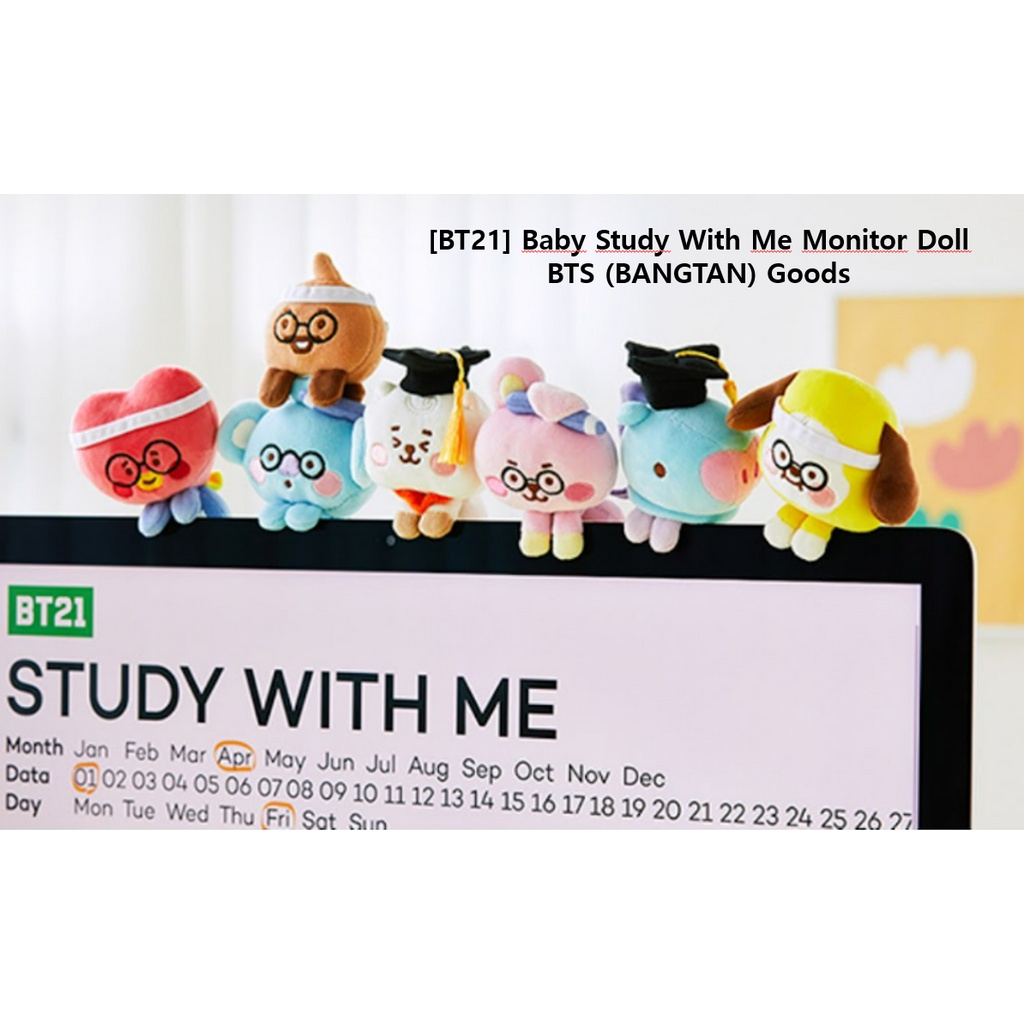 Búp Bê BTS (BANGTAN) Gắn Bảng Hoặc Máy Tính Học Cùng Bạn