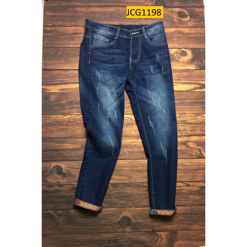 [Hình thật] Quần jean nam xanh co giãn JN1198-JN1989