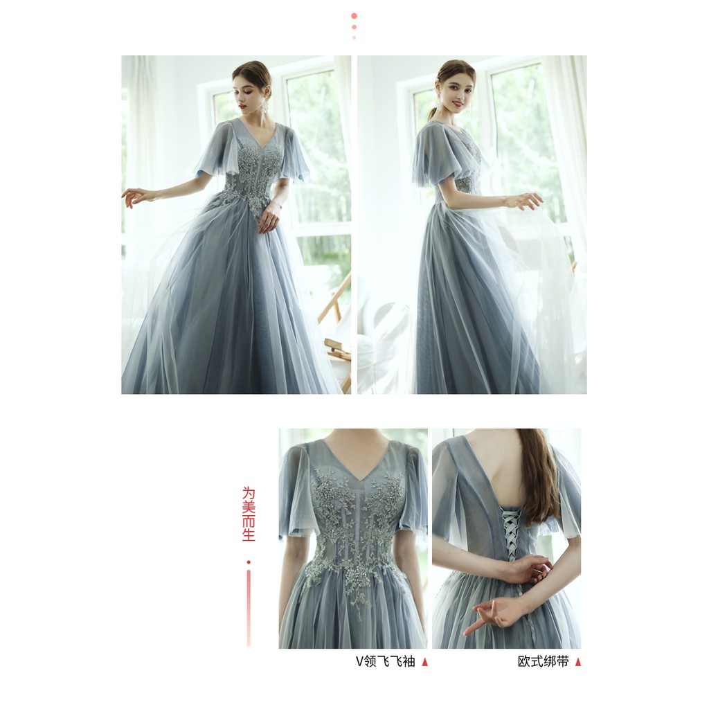 Váy đầm CAO CẤP phù dâu cưới hỏi dự tiệc size XS-3XL bigsize wedding-event dress LT1112