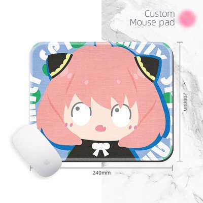 Miếng lót chuột IN HÌNH SPY X FAMILY Gia đình điệp viên anime chibi tiện lợi xinh xắn
