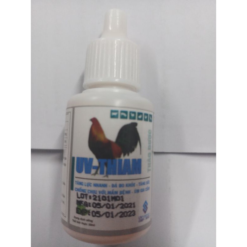 UV Thiam lọ 20ml tăng lực nhanh, đá khỏe, chống chịu mầm bệnh, úm gia cầm hsd 05/01/2023