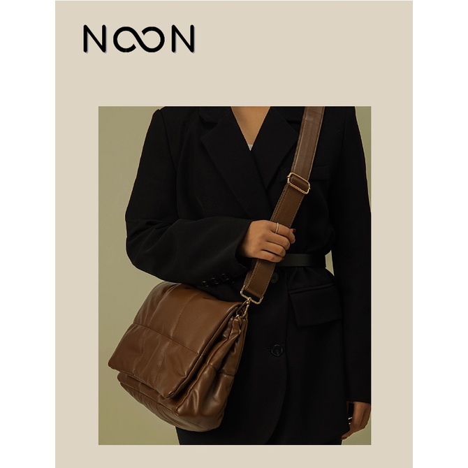 Túi đeo chéo nam nữ NOON ngăn chứa rộng, lót phao NB42