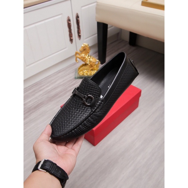 Giày lười nam thương hiệu Salvatore Ferragamo cao cấp mẫu mới da thật