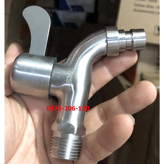 VÒI XẢ NƯỚC Vòi hồ VÒI NƯỚC HÀNH LANG bằng INOX 304 F8001 vòi mát giặt vòi nước giá sỉ tốt chạy số lượng